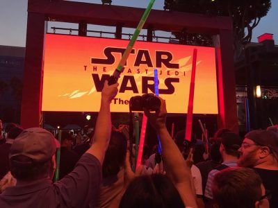 Star Wars: The Last Jedi Final Trailer Screening at Downtown Disney at the Disneyland Resort