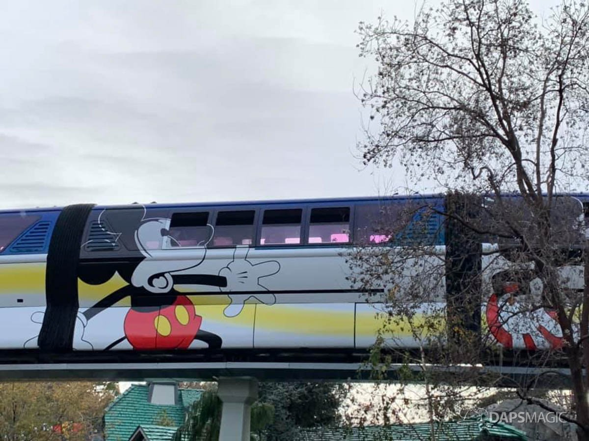 Monorail Blue Debuts New Mickey Mouse Look At The Disneyland Resort