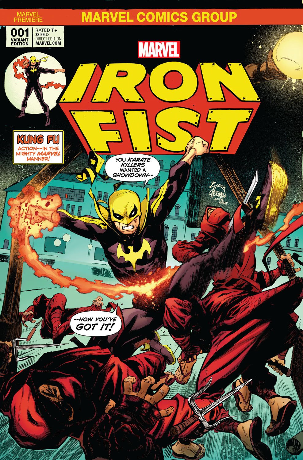 Original Art: Iron Fist #1 Midtown – J. Scott Campbell Store