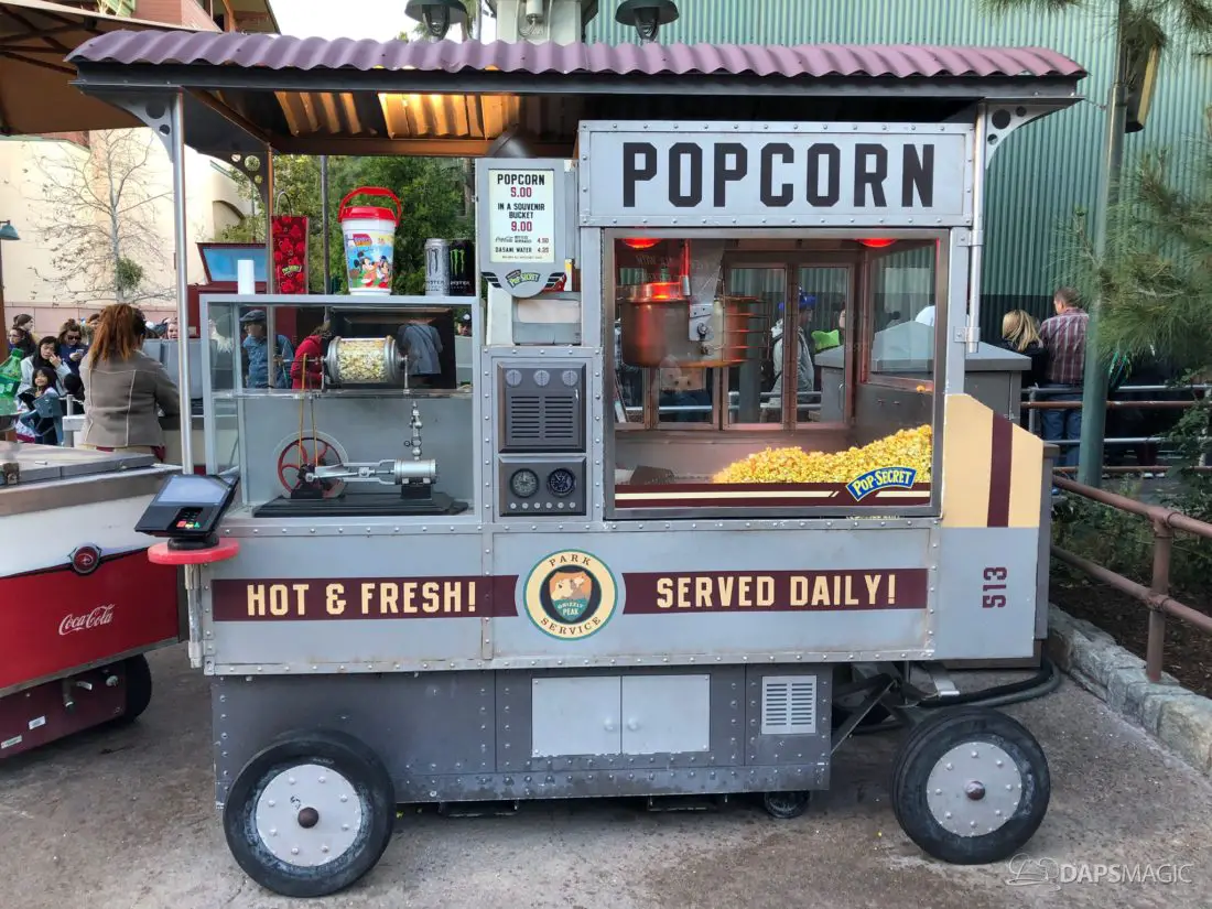 Disney Magical Details: Popcorn Carts of Disneyland Resort