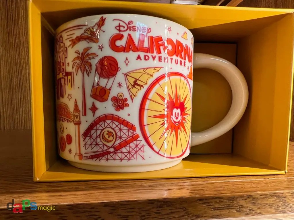 Disneyland & Disney California Adventure Starbucks shops Been There Coffee Mugs.