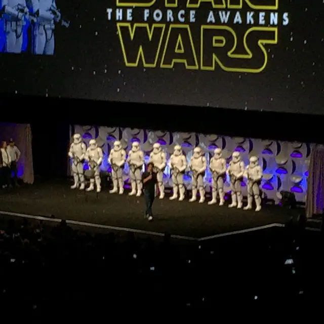 A legion of troopers #SWCelebration #ForceAwakens