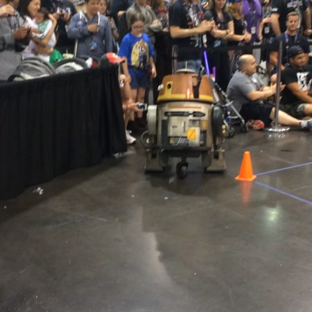 Chopper from Star Wars Rebels at Star Wars Celebration!