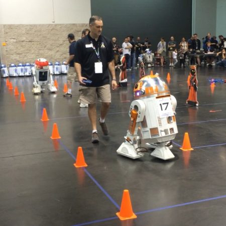 Droid races at Star Wars Celebration