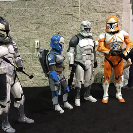 Clone troopers assemble! #StarWars #SWCelebration