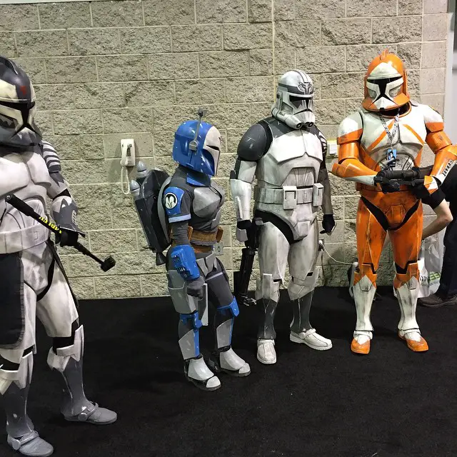 Clone troopers assemble! #StarWars #SWCelebration