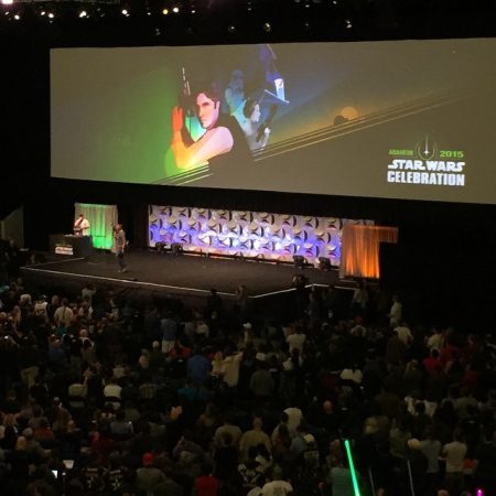 And we’re in! #StarWars #SWCelebration @mrdaps @dapsmurray