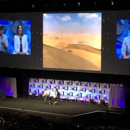 #iPhone photo of an #iPhone photo at #SWCelebration #StarWars #ForceAwakens