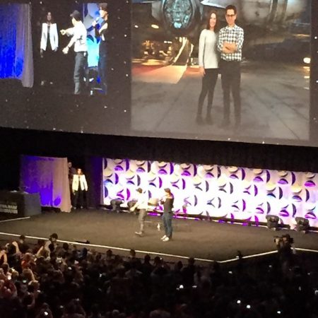 Abrams takes the stage #SWCA #StarWars #SWCelebration #ForceAwakens
