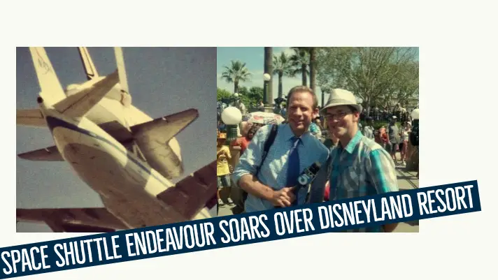 Space Shuttle Endeavour Soars Over Disneyland Resort