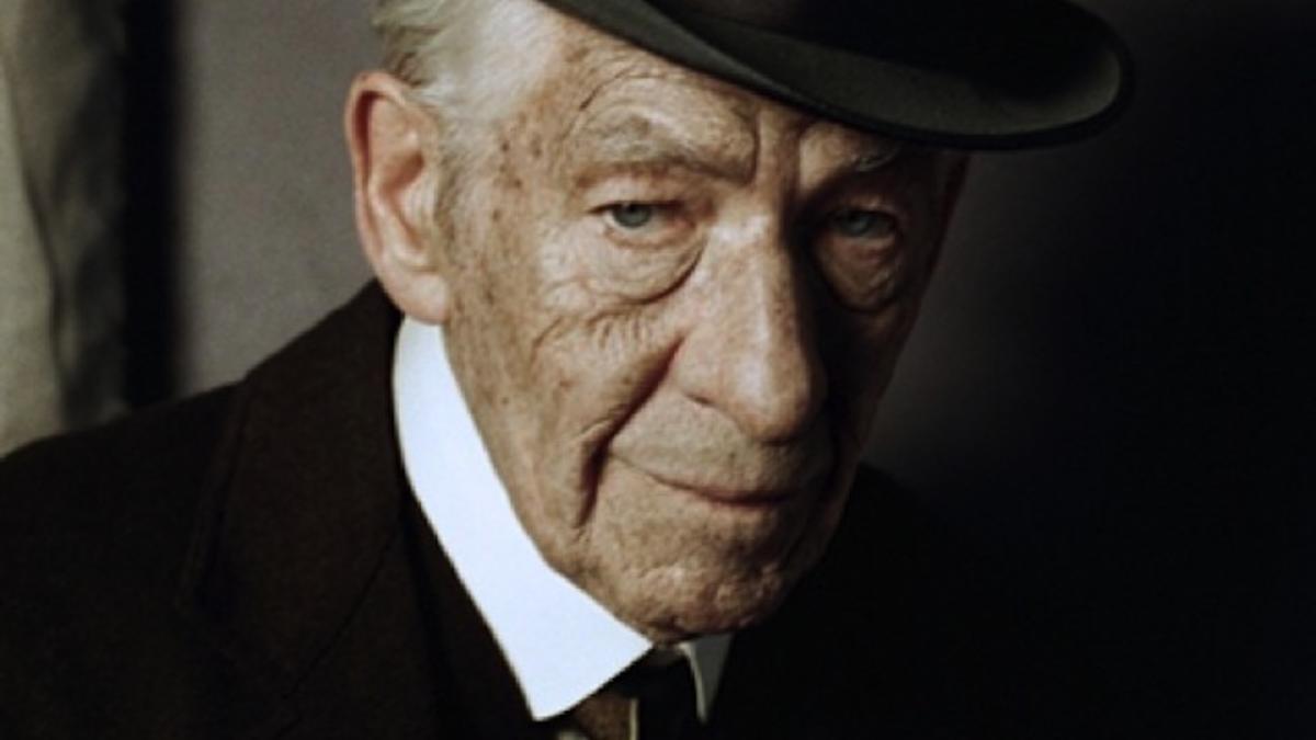 Ian McKellen as Sherlock Holmes in A Slight Trick of the Mind