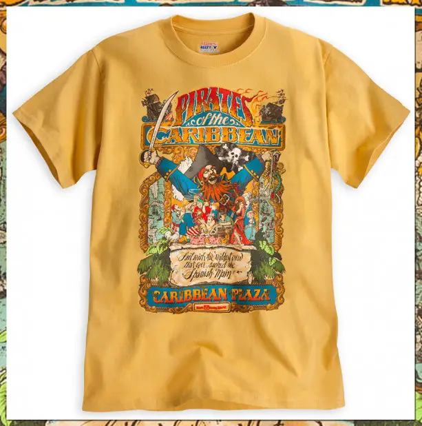 Pirates of the Caribbean Attraction Poster T-Shirts - DAPs Magic