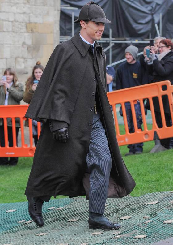 Benedict Cumberbatch as Sherlock Holmes for Christmas Special