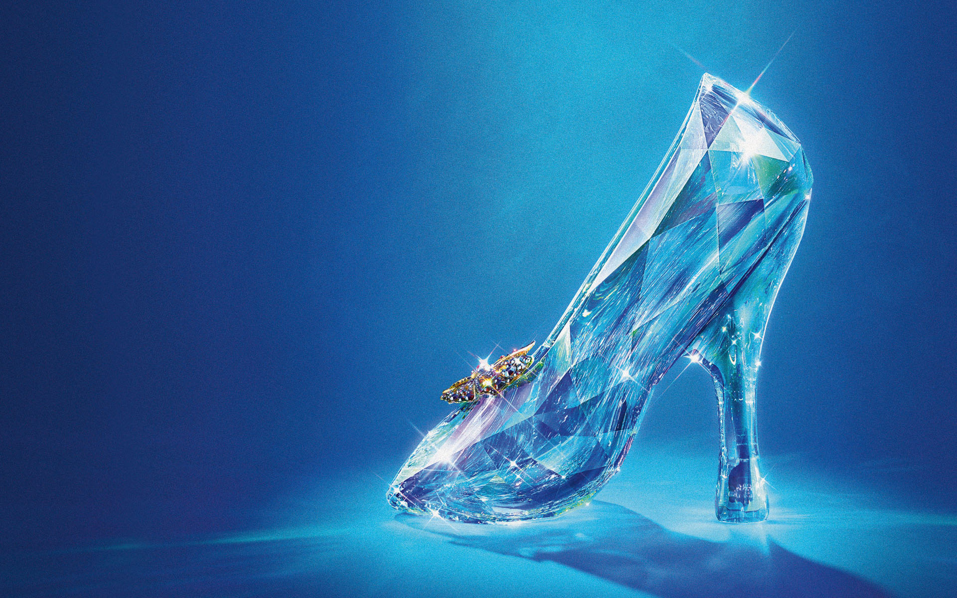 Cinderella shoe glass slipper keychain favor