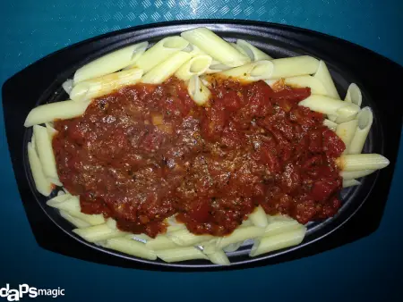 Gluten Free Vegetarian Pasta at Disneyland’s Redd Rockett’s Pizza Port