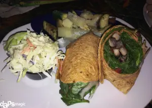 Disneyland Resort’s Rainforest Café Serves Up Vegetarian Portabella Wrap