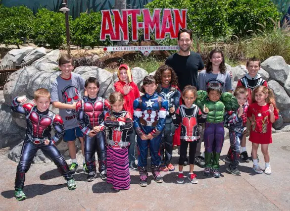 “Ant-Man’s” Paul Rudd Makes Appearance at Disney California Adventure Park