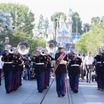 United States 3rd Marine Aircraft Wing Band from Miramar, CA on Main Street, USA at Disneyland on the Fourth of July (DAPs Magic)