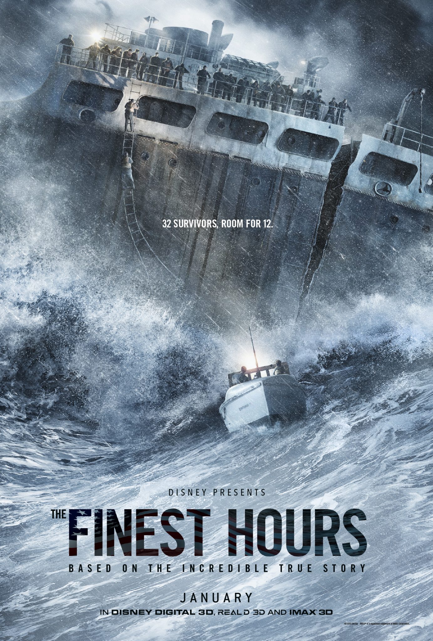 Disney’s “The Finest Hours” Movie Poster