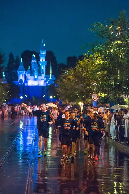 VIDEO: Special Olympics World Games “Flame of Hope” Journeys Through Disneyland Resort