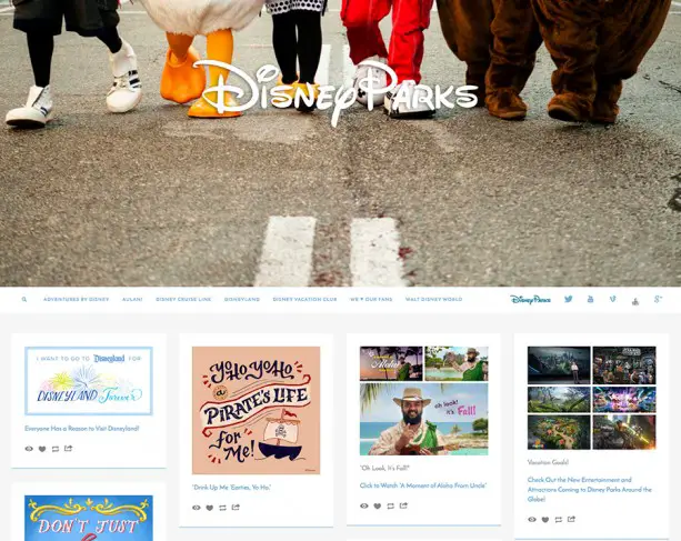 Disney Parks Now Has a Tumblr Page
