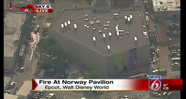 Small Construction Fire Breaks Out in Epcot’s Norway Pavilion