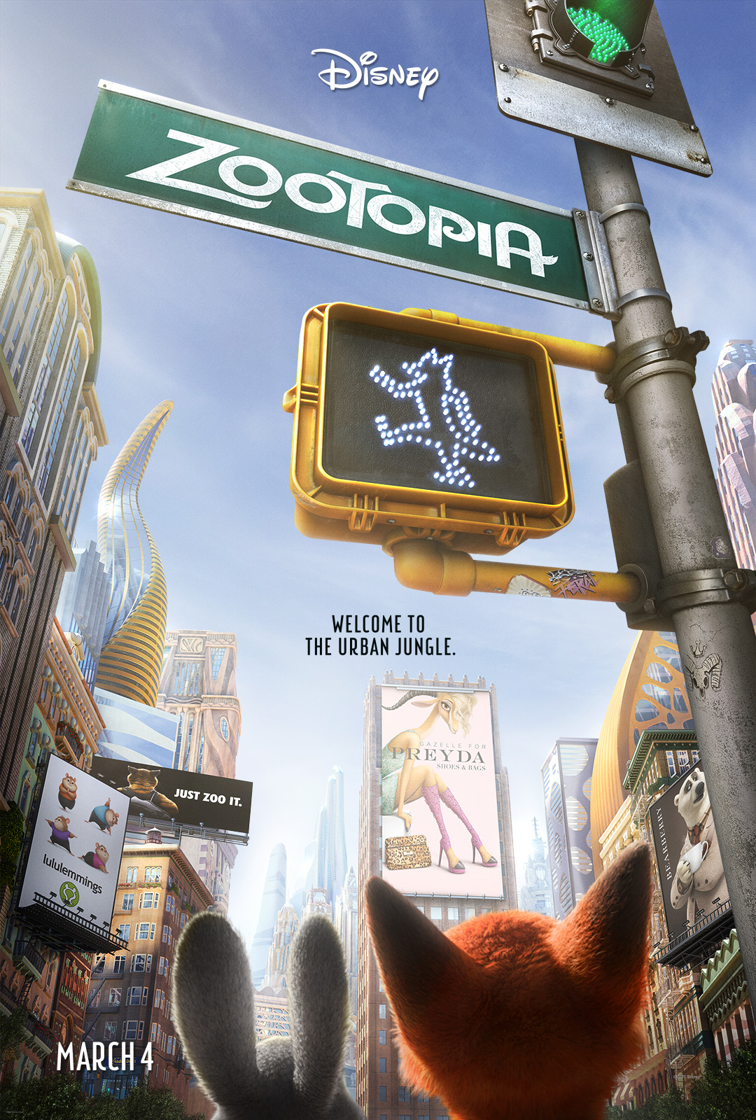 Disney Releases New Poster for ‘Zootopia’