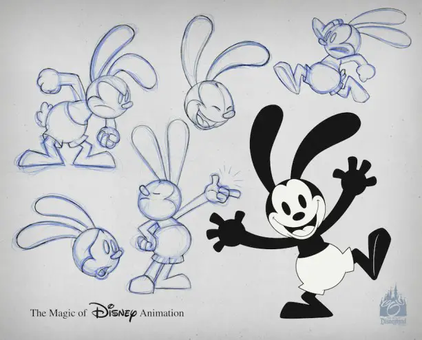 Oswald the Lucky Rabbit Ink & Paint Cel Now Available at the Disneyland Resort
