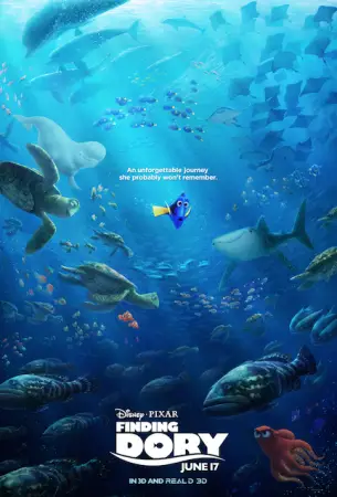 New Disney & Pixar ‘Finding Dory’ Poster Swims to the Surface