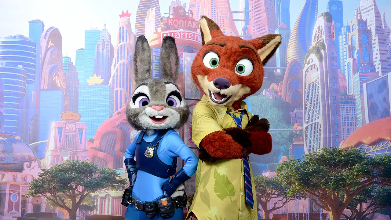 ‘Zootopia’s’ Nick Wilde & Judy Hopps Make Their Way to Disney Parks