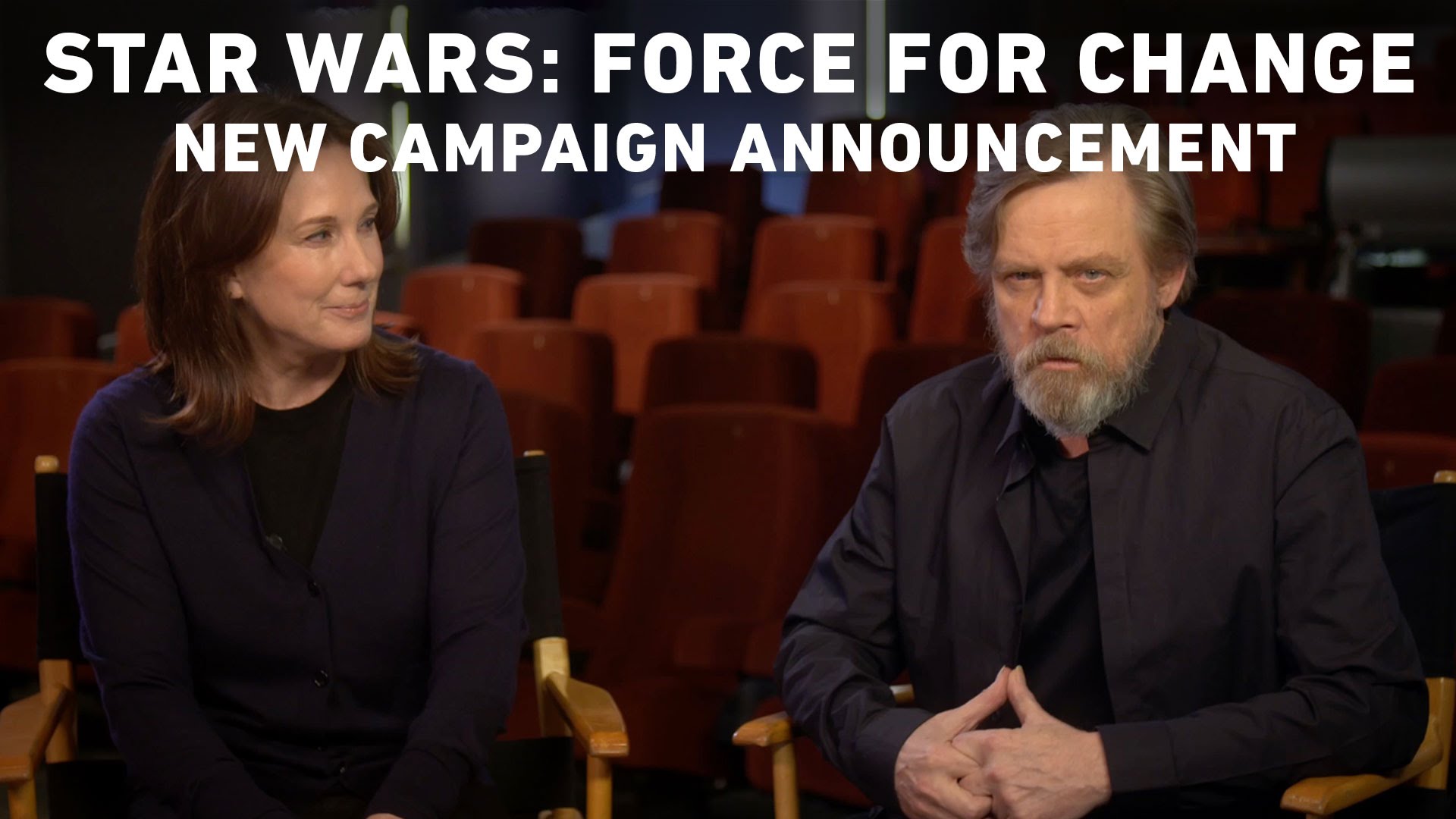 Kathleen Kennedy & Mark Hamill Announce New Star Wars: Force For Change Campaign