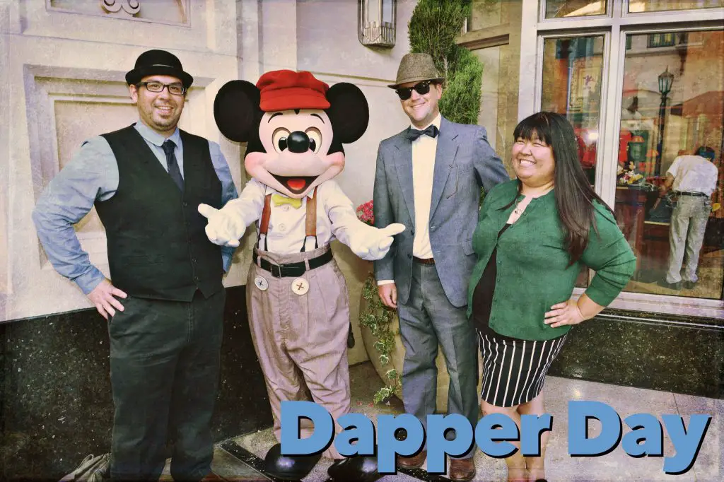 Dapper Day Descend on Disneyland