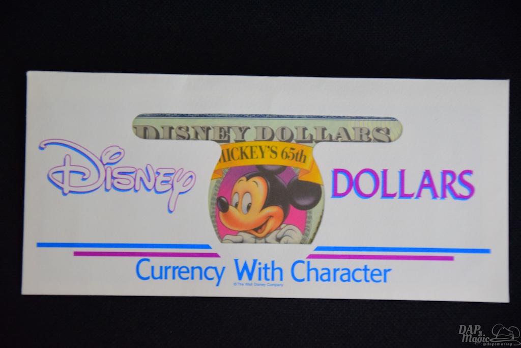 Disney Dollars – DAPs From the Past