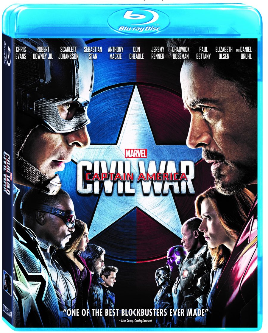 Marvel’s Captain America: Civil War On Digital HD on Sept. 2 and Blu-ray on Sept. 13