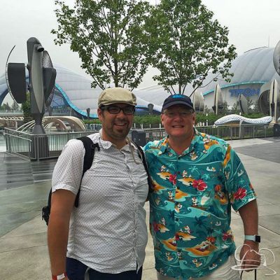 Shanghai Disneyland Opening Day - Murray & John Lasseter