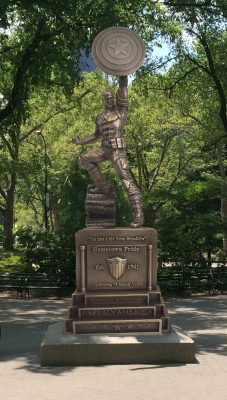 Captain America Statue - Park Simulation image