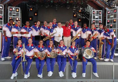 Rex Richardson & the Disneyland Resort 2016 All-American College Band (PC: Richard Takenaga)