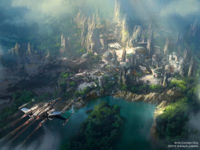 Star Wars Themed Land Disneyland Concept Art