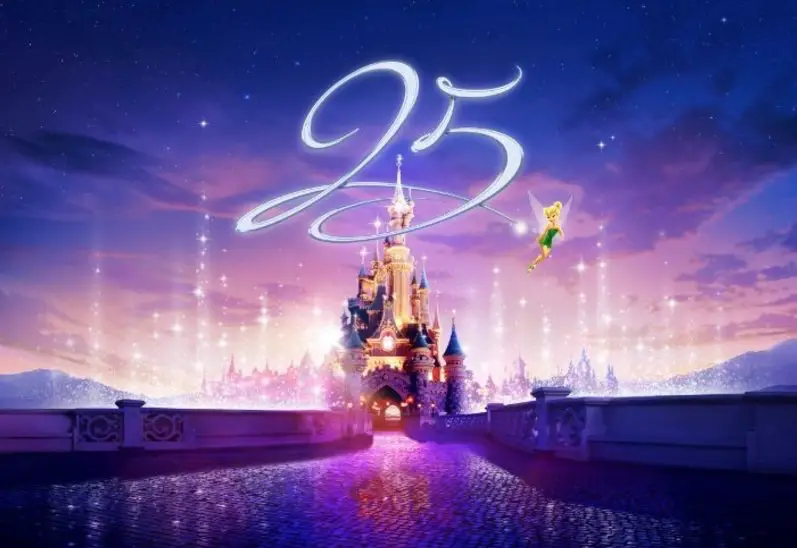 Disneyland Paris Announces 25th Anniversary Including Hyperspace Mountain and New Night Show