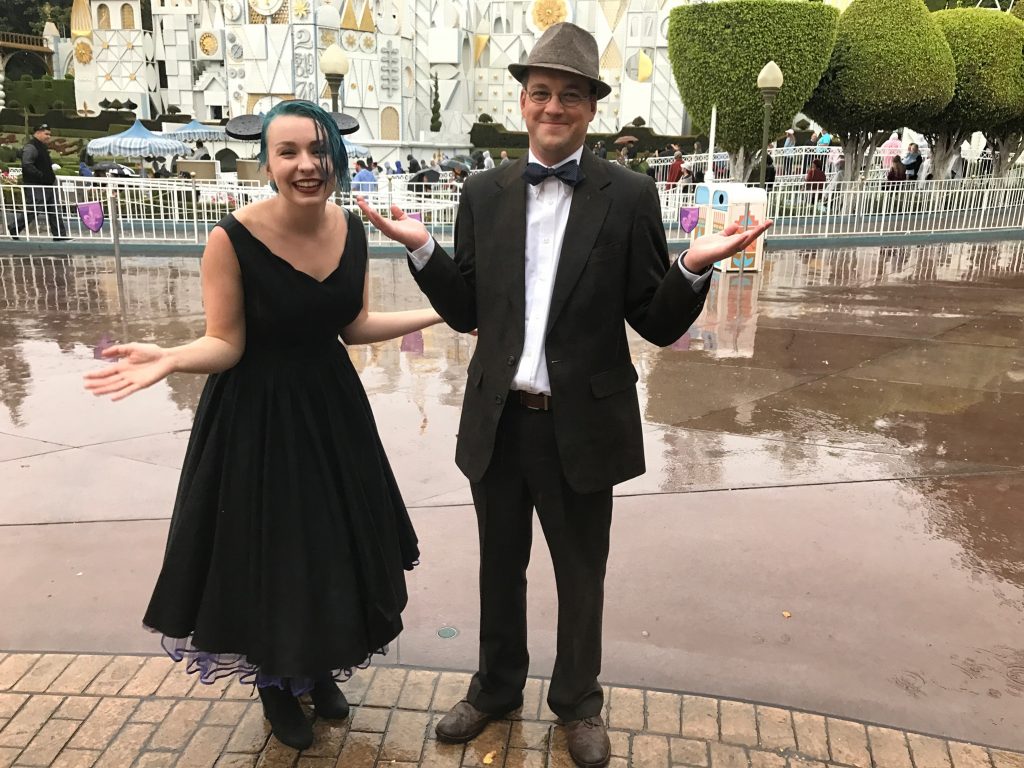 Rainy day at Disneyland!