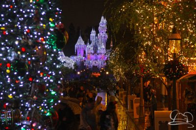 Sleeping Beauty Castle - Disneyland Holiday Time - Christmas