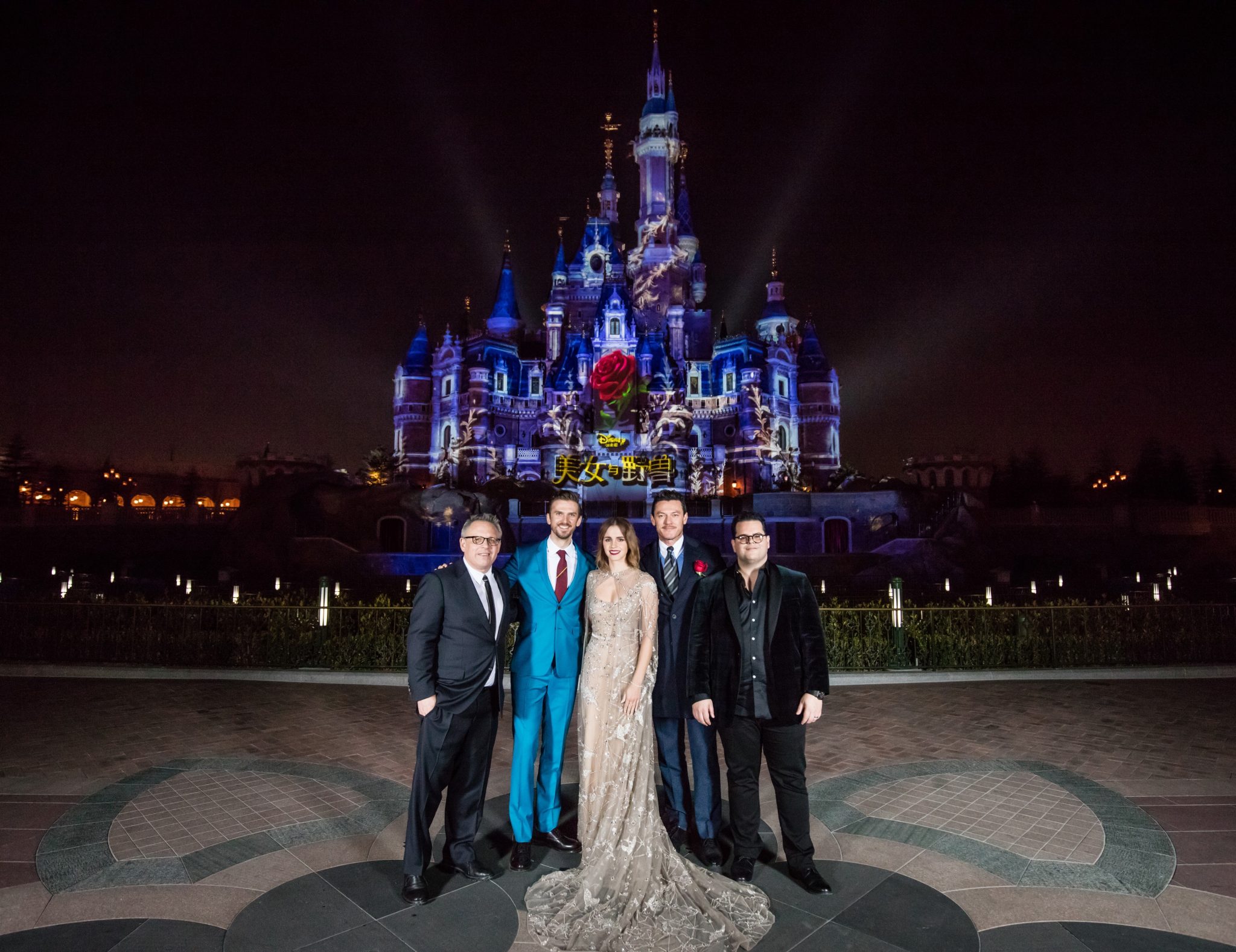 The Cast of “Beauty and the Beast” Dazzle at Shanghai and Shanghai Disneyland