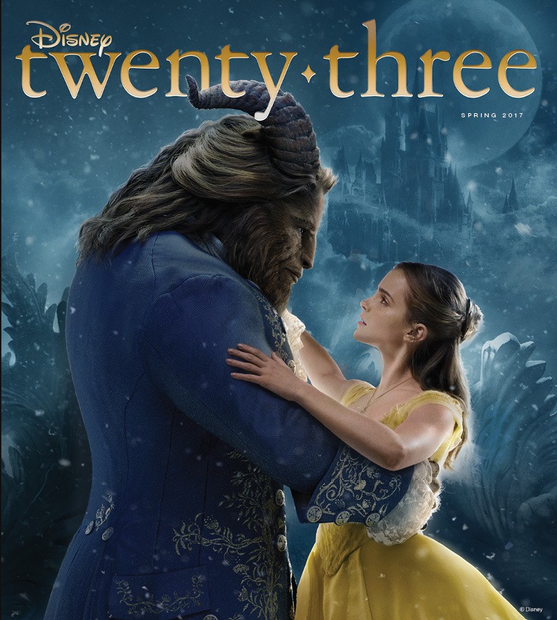 2017 D23 Magazine Cover - Beauty and the Beast