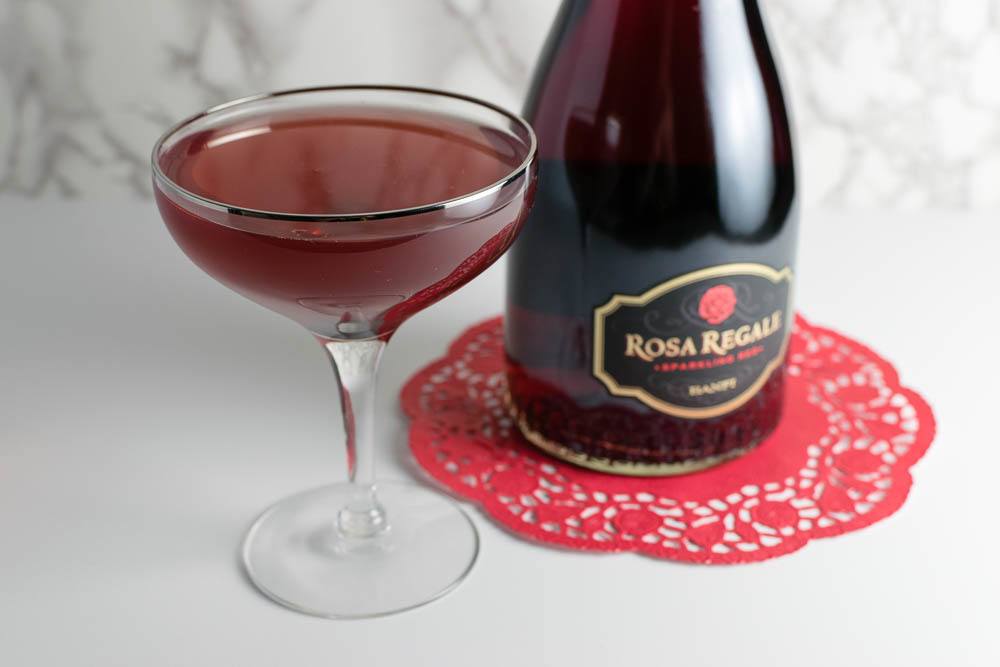 The Honeymooner Cocktail Featuring Rosa Regale