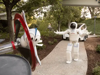 ASIMO Joins Autopia Attraction at Disneyland
