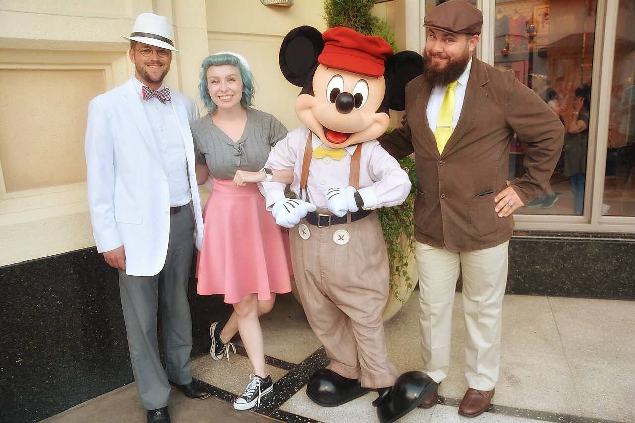 Fans Go On Sunday Stroll Through the Disneyland Resort for Dapper Day