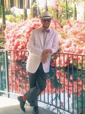 Mr. DAPs on Dapper Day at Disneyland