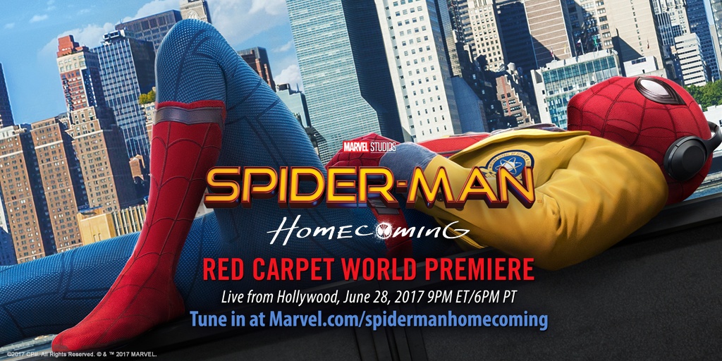 Watch the Spider-Man: Homecoming World Premiere Live From Hollywood!