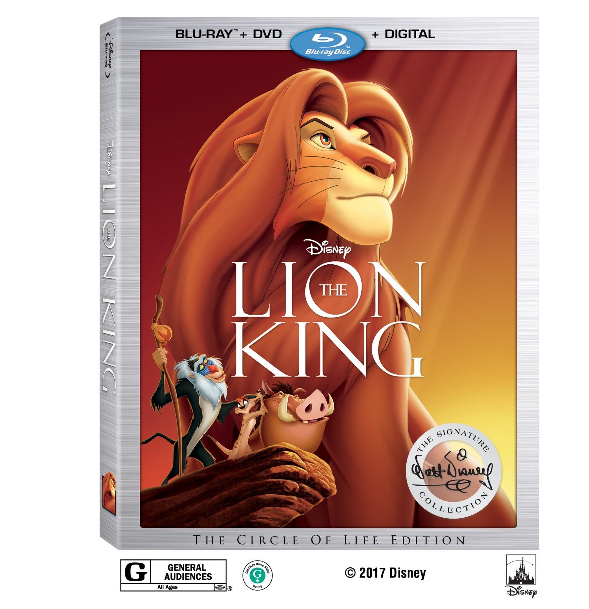 Disney’s The Lion King Walt Disney Signature Collection Coming to Blu-Ray This August