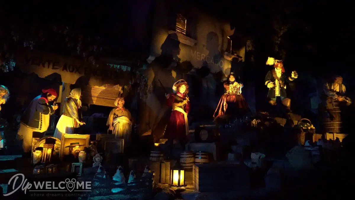 Disneyland Paris Pirates of the Caribbean New Auction Scene